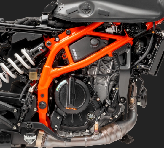 KTM 390 Enduro R 2026 coeur
